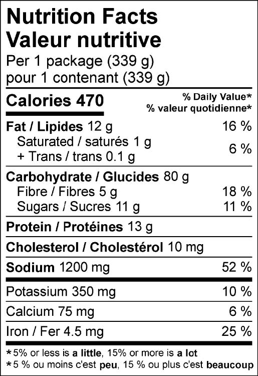 1000009658 SPE Veg Lo mein & Veg Egg rolls 12X339 g WW V25
