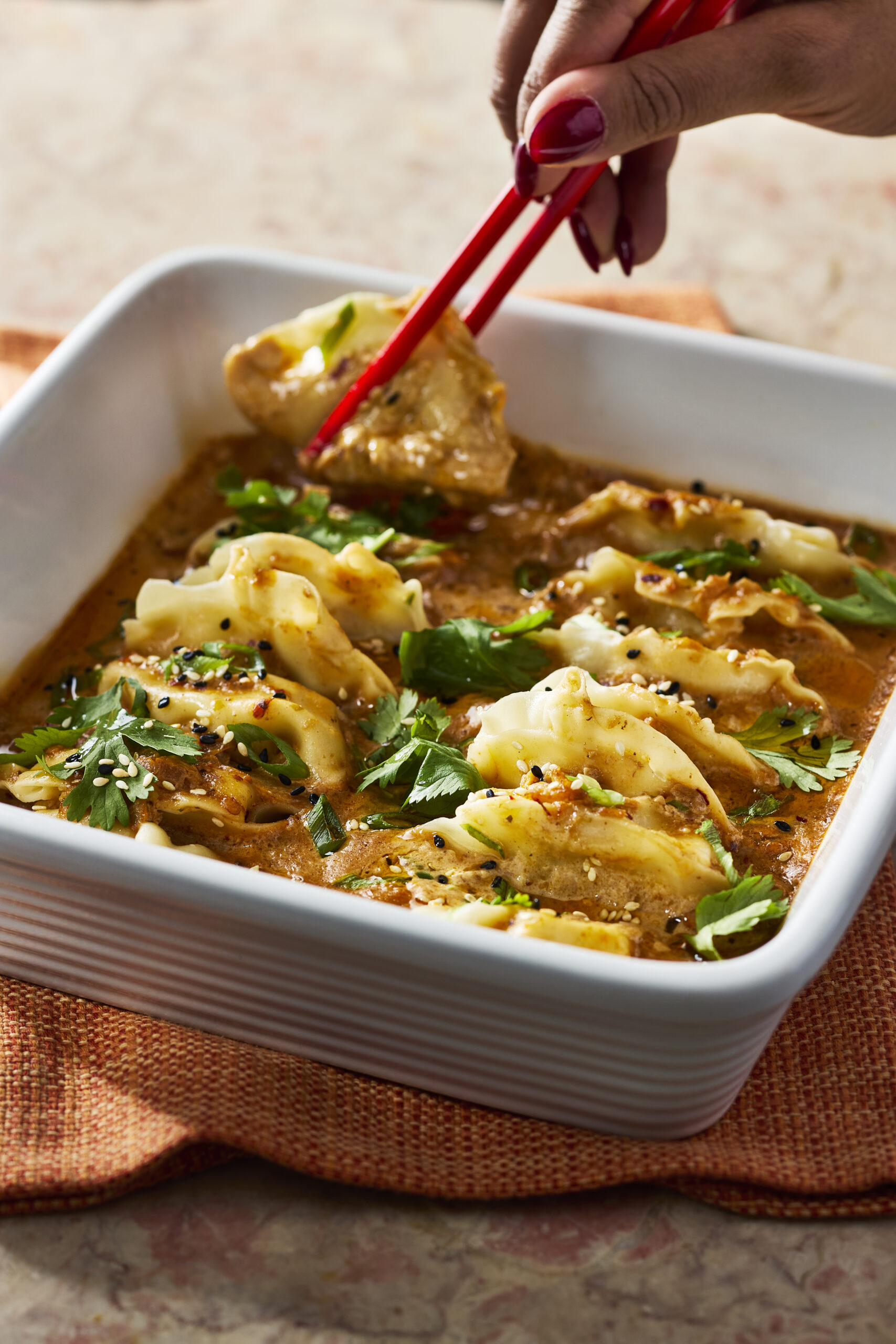 Red Curry Dumpling Bake